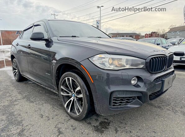 5UXKU6C55G0R34316 2016 BMW X6 Черный Задняя левая четверть