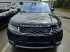 2020 Land Rover Range Rover Sport Hse Черный vin: SALWR2SU6LA705243