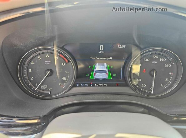 1GYKPCRS9MZ146080 2021 CADILLAC OTHER Черный Вид щитка приборов