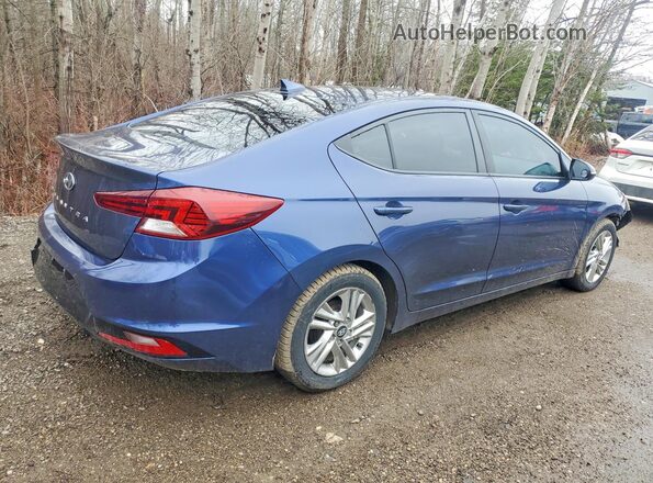 KMHD84LF3KU836121 2019 HYUNDAI ELANTRA Синий Задняя правая четверть