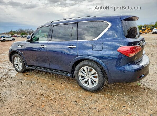 JN8AZ2NF6H9643435 2017 INFINITI QX80 Синий Задняя правая четверть