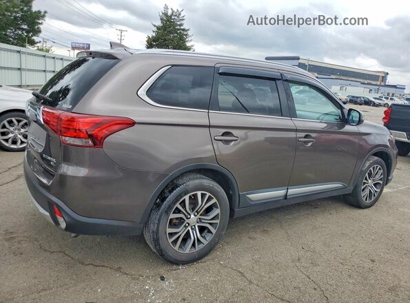 JA4AZ3A30HZ049351 2017 MITSUBISHI OUTLANDER Коричневый Передняя правая четверть