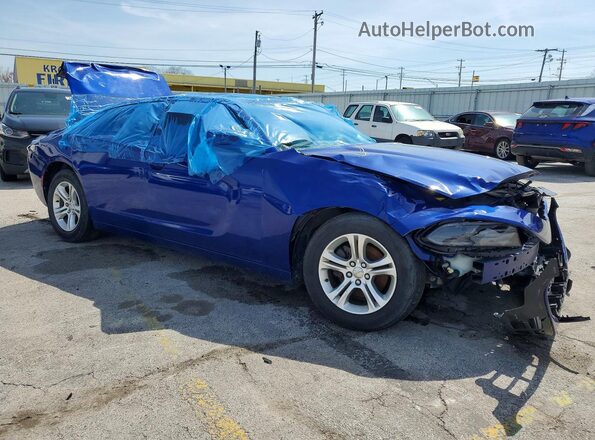 2C3CDXBG6LH156083 2020 DODGE CHARGER Синий Вид спереди