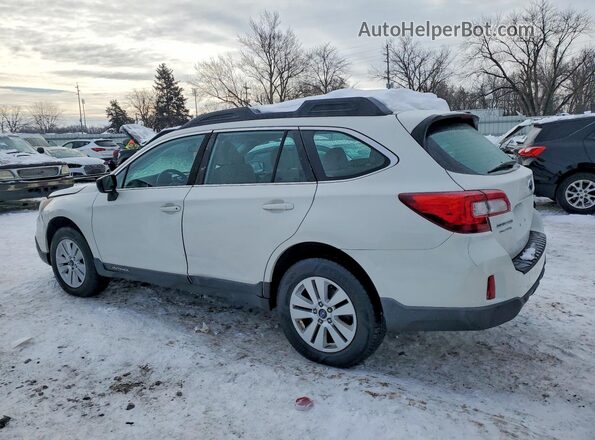 4S4BSAAC7H3283343 2017 SUBARU OUTBACK Белый Задняя правая четверть