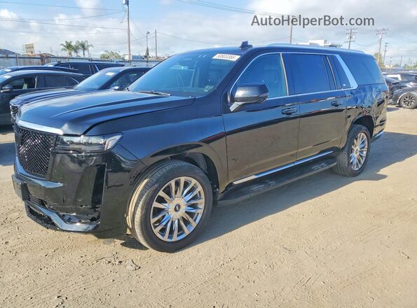 1GYS4JKL3NR133858 2022 CADILLAC ESCALADE Черный Задняя левая четверть
