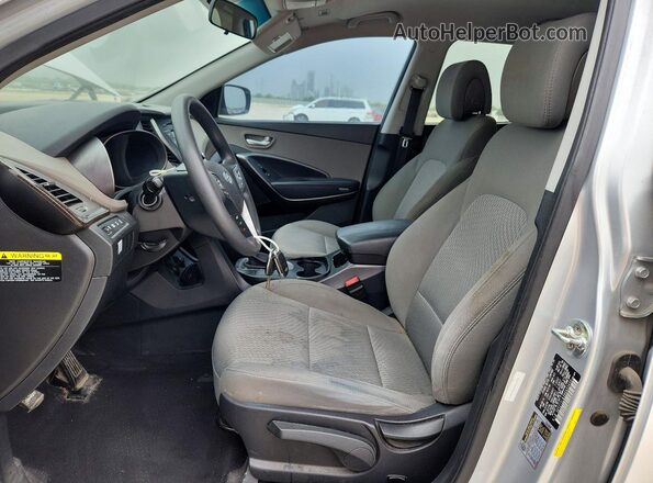 5XYZT3LB3HG433430 2017 HYUNDAI SANTA FE Серебряный Вид панели приборов