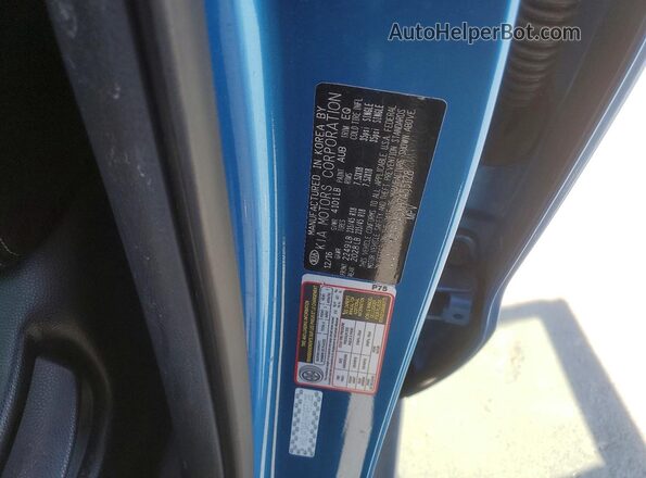 KNDJP3A5XH7455128 2017 KIA SOUL Синий Вид наклейки с VIN-кодом