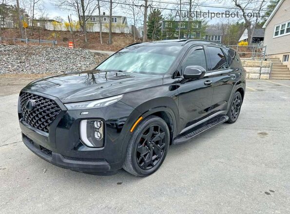 KM8R7DHE2MU209549 2021 HYUNDAI PALISADE Black Vista tres cuartos delantera izquierda