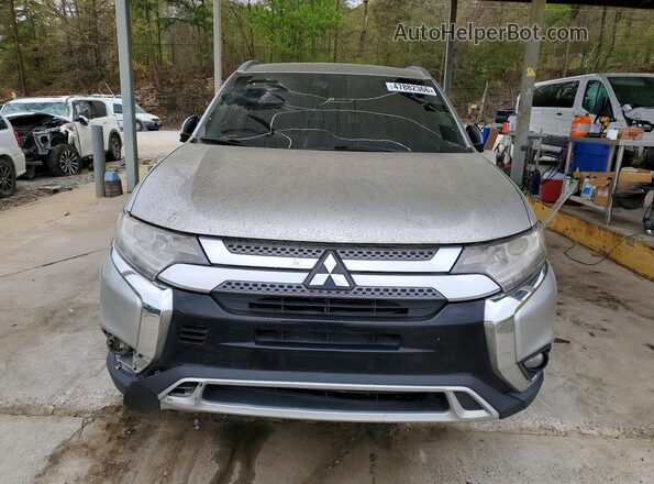 JA4AD3A39LZ038517 2020 MITSUBISHI OUTLANDER Серебряный Вид сзади