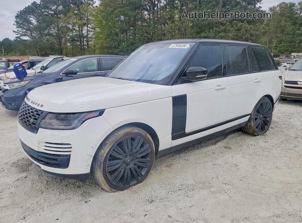 SALGS2SV2JA510125 2018 LAND ROVER RANGE ROVER Белый Задняя левая четверть