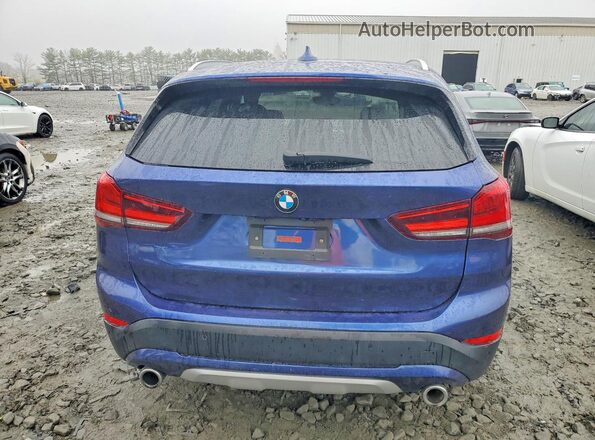 WBXJG9C07L5P84395 2020 BMW X1 Синий Вид салона спереди