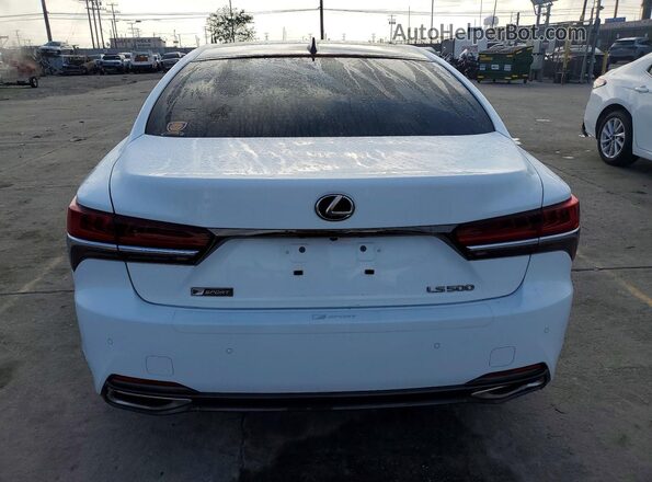 JTHB51FF4J5000484 2018 LEXUS LS500 White წინა სალონის ხედი