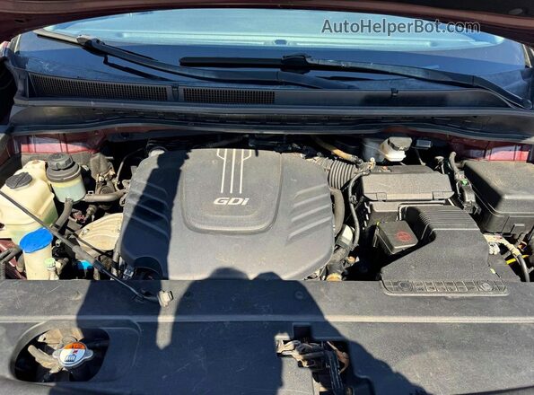 KNDMB5C18G6171969 2016 KIA SEDONA Красный Вид задних сидений