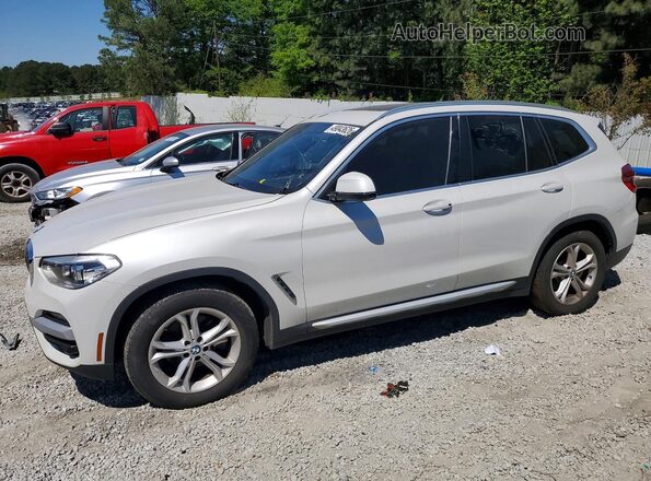 5UXTY3C02LLU72544 2020 BMW X3 White Задня ліва чверть