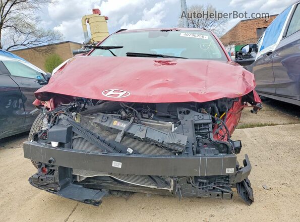 KM8HB3AB0SU307433 2025 HYUNDAI KONA Темно-бордовый Вид сзади