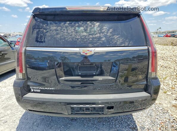 1GYS4HKJ1JR131740 2018 CADILLAC ESCALADE Черный Вид салона спереди