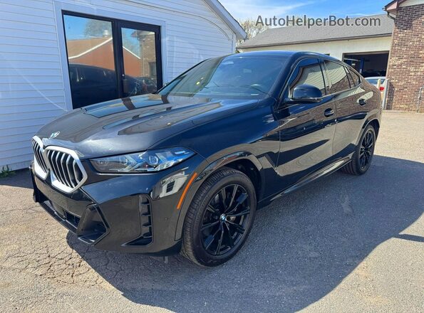 5UX33EX08R9T65489 2024 BMW X6 Черный Задняя левая четверть