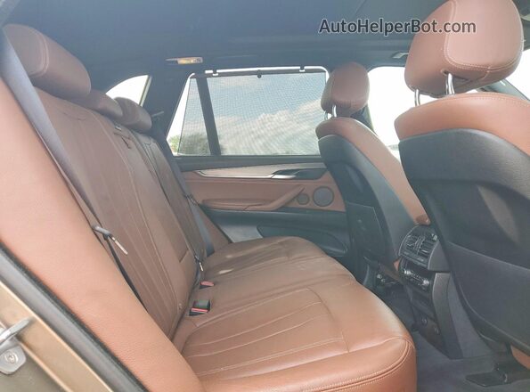 5UXKT0C39H0V95513 2017 BMW X5 Желто-коричневый Вид подкапотного пространства