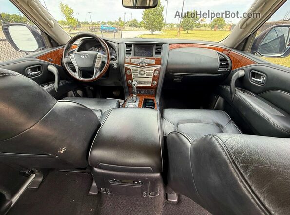 JN8AZ2NF2K9682725 2019 INFINITI QX80 Белый Вид задних сидений