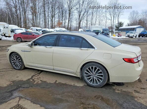 1LN6L9SK9J5601251 2018 LINCOLN CONTINENTA Бежевый Задняя левая четверть