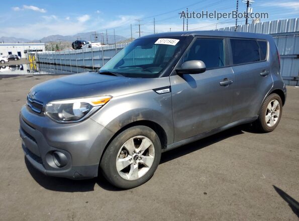 KNDJN2A26J7562818 2018 KIA SOUL Серый Передняя левая четверть