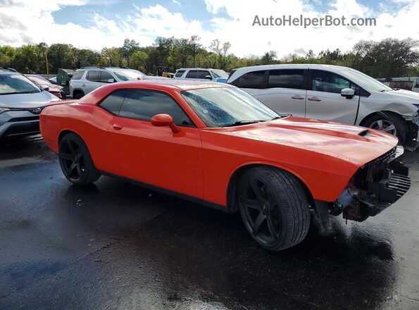 2C3CDZJG5KH607161 2019 DODGE CHALLENGER Orange Widok z przodu
