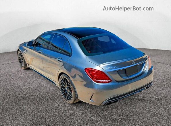 55SWF8HB6JU266251 2018 MERCEDES-BENZ C Gray წინა მარჯვენა