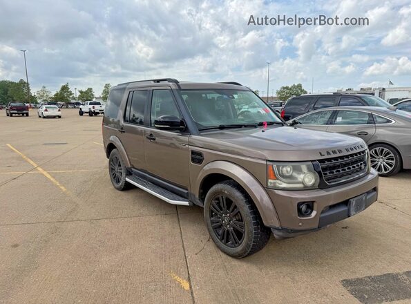 SALAG2V69GA790940 2016 LAND ROVER LR4 Коричневый Передняя левая четверть