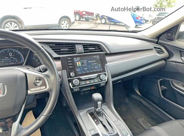 JHMFC1F37KX001308 2019 HONDA CIVIC Белый Вид задних сидений