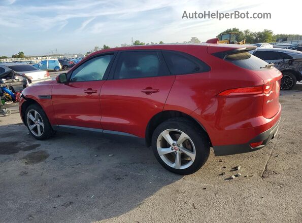 SADCJ2GXXJA235529 2018 JAGUAR F-PACE Красный Задняя правая четверть