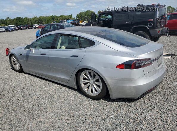 5YJSA1E13HF219724 2017 TESLA MODEL S Серебряный Задняя правая четверть