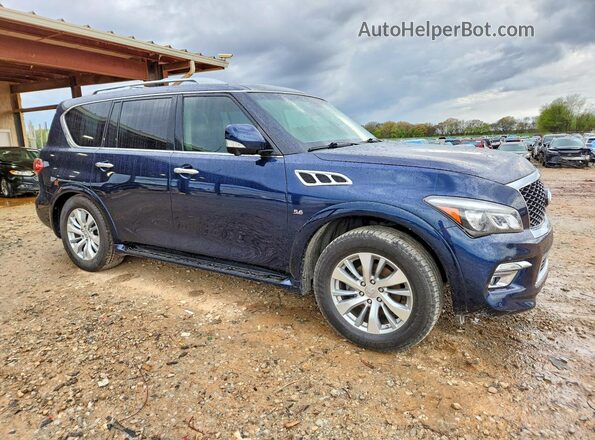JN8AZ2NF6H9643435 2017 INFINITI QX80 Синий Вид спереди