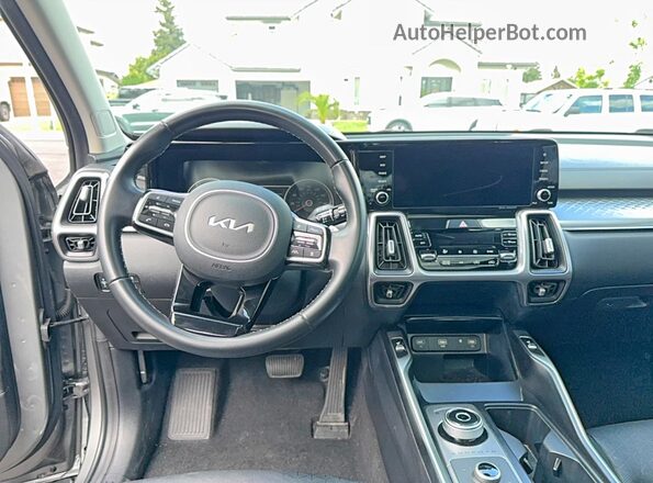 KNDRHDLGXR5258767 2024 KIA SORENTO Gray Widok tylnych siedzeń