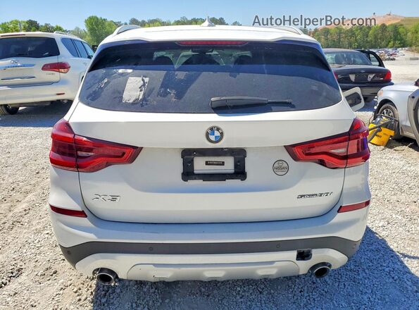 5UXTY3C02LLU72544 2020 BMW X3 White Вид салону спереду