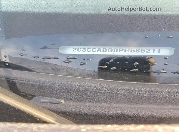 2C3CCABG0PH585211 2023 CHRYSLER 300 Серый Вид наклейки с VIN-кодом