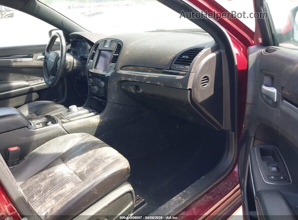 2C3CCABG5NH187487 2022 CHRYSLER 300 Бордовый Вид салона спереди