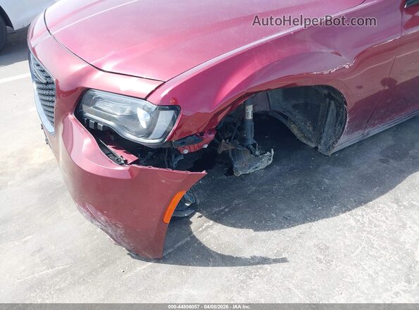2C3CCABG5NH187487 2022 CHRYSLER 300 Бордовый Вид спереди