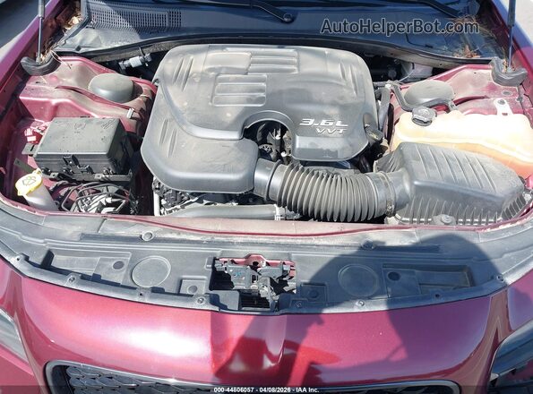 2C3CCABG5NH187487 2022 CHRYSLER 300 Бордовый Вид сзади