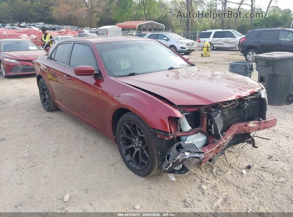 2C3CCABG7KH628631 2019 CHRYSLER 300 Бордовый Передняя правая четверть