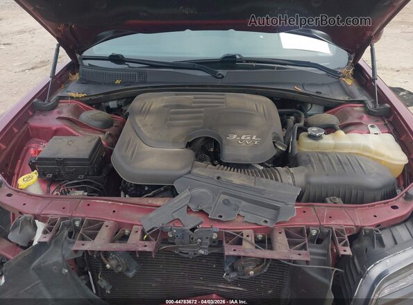 2C3CCABG7KH628631 2019 CHRYSLER 300 Бордовый Вид сзади