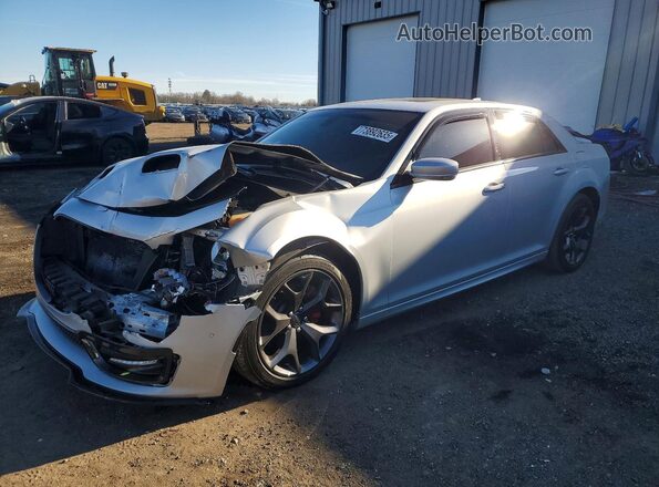 2C3CCABT3NH193706 2022 CHRYSLER 300 Silver Առջևի ձախ երեք քառորդ տեսարան