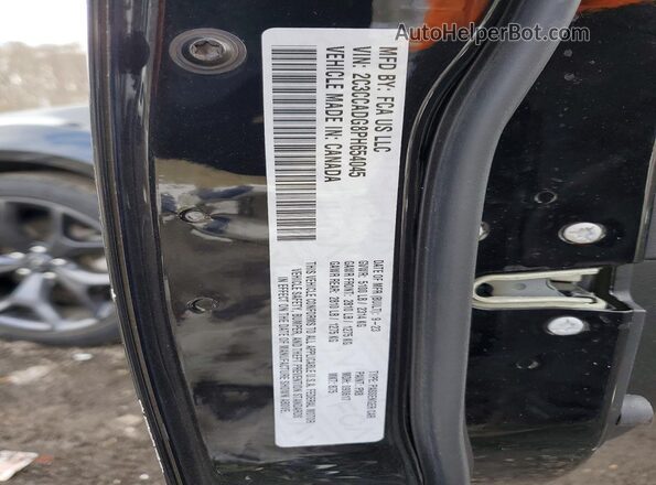 2C3CCADG8PH654045 2023 CHRYSLER 300 Black Вид підкапотного простору