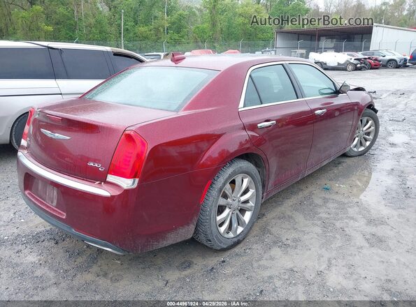 2C3CCAKG2GH111471 2016 CHRYSLER 300 Burgundy Trasero derecho