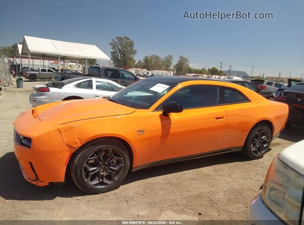 2C3CDBCK0SR542965 2025 DODGE CHARGER Оранжевый Панорамный вид салона 360°