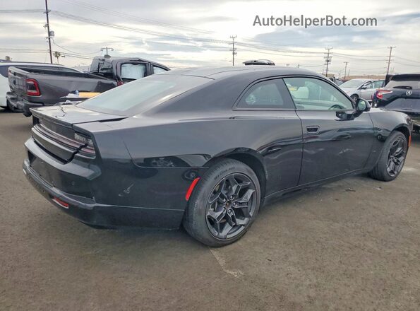 2C3CDBCKXSR543508 2025 DODGE CHARGER Черный Задняя правая четверть