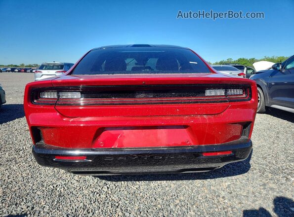 2C3CDBCKXSR543962 2025 DODGE CHARGER Красный Вид сзади