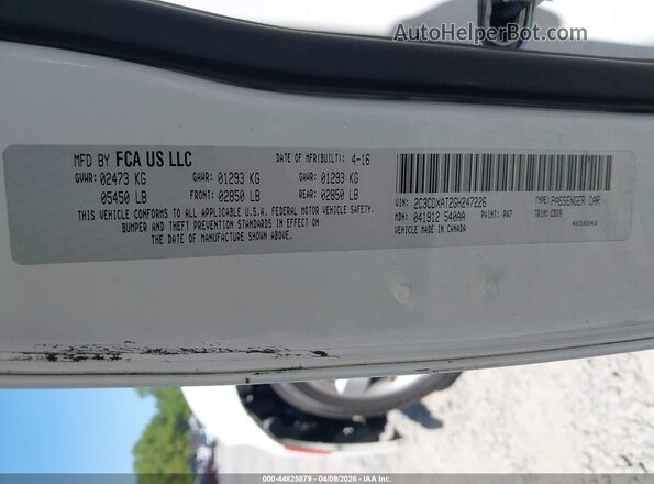 2C3CDXAT2GH247226 2016 DODGE CHARGER Black Engine compartment view
