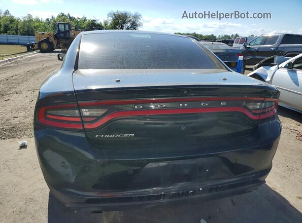2C3CDXAT2HH660037 2017 DODGE CHARGER Black უკანა ხედი