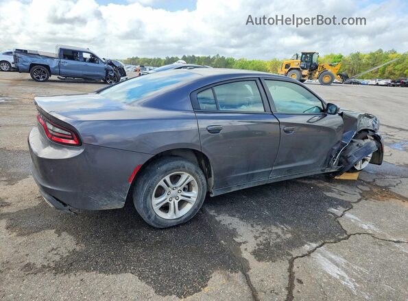 2C3CDXBG0NH179331 2022 DODGE CHARGER Gray Trasero derecho