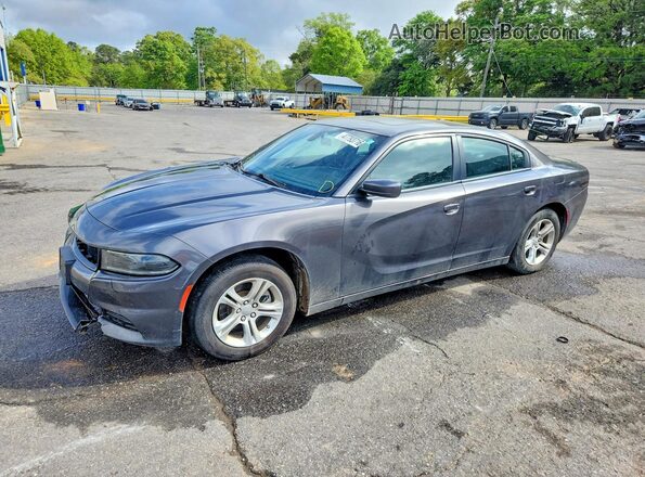 2C3CDXBG0NH179331 2022 DODGE CHARGER Gray Vista tres cuartos delantera izquierda